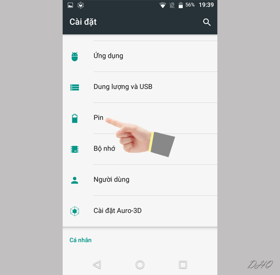 Chọn Pin